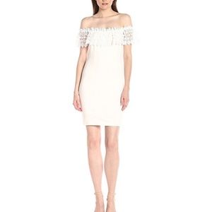 Revolve Mailey bodycon off shoulder lace dress